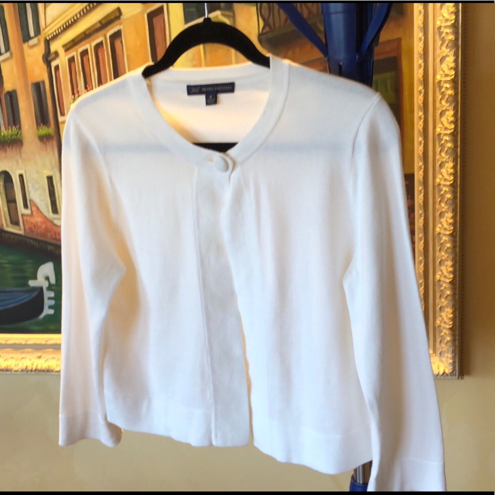 Brooks Brothers 3/4 Sleeve Spring Sweater Cardigan